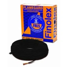Finolex Flame Retardant Low Smoke Halogen Cable Black 90 m 6 Sq.mm-picture-24