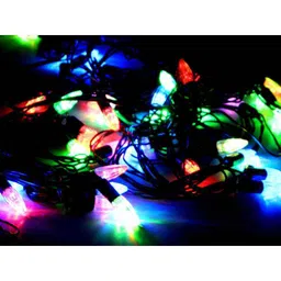 Tucasa Multi Colour LED Cone String Light, DW-68 image 2