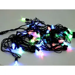 Tucasa Multi Colour LED Cone String Light, DW-68-16