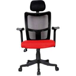 Rajpura Brio High Back Black &a; Red Revolving Office Executive Chair, RSE203-Black &a; Red-image-71