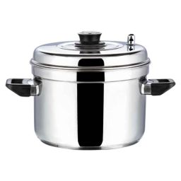 Vinod Large Induction Friendly Stainless Steel Multi Pot, IDPOL (Pack of 2)-12