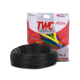 TWC Advance 10.0 Sqmm Black FR PVC Insulated Solid Stranded Flexible Copper Wire, TWCAD07-image-71