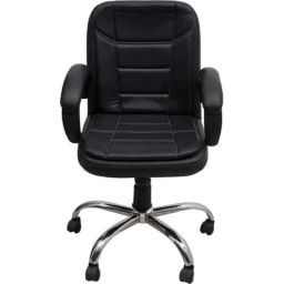 Sunview Dynamic Leatherette Black Low Back Office Chair with Adjustable Height-image-13