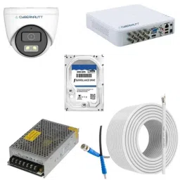 Cybernautt 2.4MP Full Colour HD Indoor &a; Outdoor CCTV Combo Kit with 4Ch DVR, 4 Dome Camera, 4Ch SMPS, 50m Copper Cable, 500GB HDD &a; Connectors-image-75