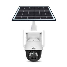 Godrej Ace Pro Green 4MP IP66 PTZ Solar Power Sim Camera with 4G Support, Human Detection, 2 Way Talk, Works with Alexa &a; Battery Backup of 36 hrs-29