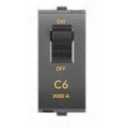 Goldmedal Nixon 3000A 1 Module Single Pole Digital Silver Titanium Grey C6 MCB, 101477-picture-20