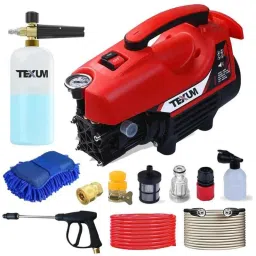 TEXUM 2200W 145bar 10lpm Red Portable High Pressure Car Washer Machine with Accessories, TX-50-image-38