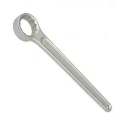 De Neers 24mm Stainless Steel Silver Antimagnetic Single Ring Spanner-picture-22