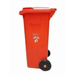 Supreme 120L HDPE Red Wheel Dustbin-image-4