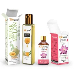 GoWoo 2 Pcs 10ml Natural Lotus Aroma Oil &a; 100ml Musk Melon Carrier Oil Set, GWOC825-P30+P178-picture-3