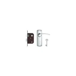 Godrej 4 Lever Mortice Lock With Legend Chrome Handle Set, 9161-picture-38