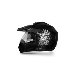 Vega Off Road Ranger Motocross Silver Black Helmet, Size (Large, 600 mm)-picture-19