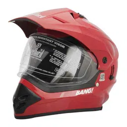 Steelbird SB-42 Red Full Face Helmet, Size (Large, 600 mm)-picture-0