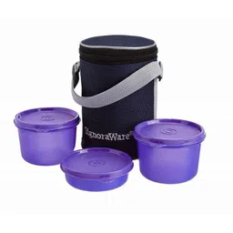 Signoraware Deep Red 1700 ml Director Special Medium Lunch Box with Bag, 517-picture-4