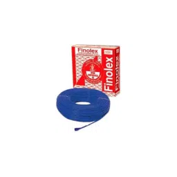 Finolex 0.5 Sqmm 1 Core Blue Copper FR PVC Insulated Unsheathed Flexible Cable, 14001, Length: 100 m-picture-40