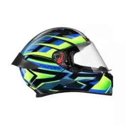 Studds N1 Expanded Polystyrene Matt Black &a; Green Full Face Full Face Helmet, Size: Large-picture-14