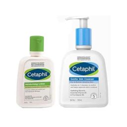 Cetaphil 100ml Moisturizing Lotion &a; 250ml Gentle Skin Cleanser Combo for Dry Skin-23