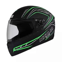 Studds Ninja Elite Super D5 Decor ISI Certified Matt Black Full Face Flip-Up Helmet, Size: 540 mm-picture-17