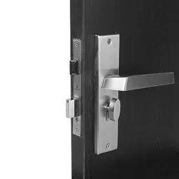Handle Waala Sana-CYS 8 inch 60mm Stainless Steel Silver Cylindrical Plate One Side Key Mortise Door Lock Set-image-88