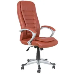 Furniturstation Leatherette Tan Executive Office Chair, SBF_OF-17-picture-44