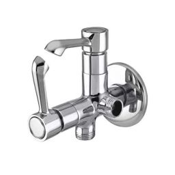 10X WM-9098 Brass Chrome Finish 3 in 1 Wall Mixer-image-19