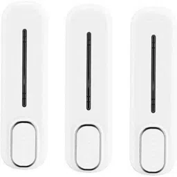 IRIS 350ml Plastic White Heavy Duty Wall Mount Liquid Soap Dispenser, T03 (Pack of 3)-18