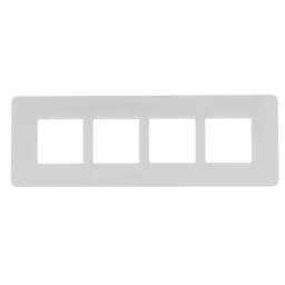 L&a;T enGem 8 Module Horizontal Cover Plate with 8 Grid Frame, CB93108FW00 (Pack of 24)-picture-14