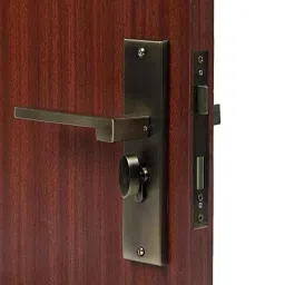 Handle Waala LB306 8 inch 60mm Stainless Steel Antique Brass Finish Cylindrical Plate One Side Key Mortise Door Lock Set-picture-36