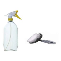 Indopower Ff1165 Car Wash Spray Bottle with Yellow Nozzle &a; Tyre Cleaning Brush Combo, AHh1169-image-66