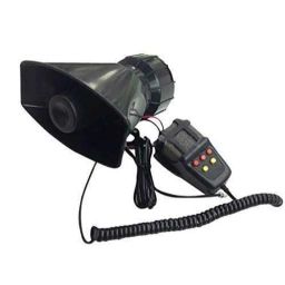 Viva City 12V 80W 5 Tone Sound Black Car Siren PA Speaker With Mic-23