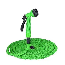 Zesta 15m Plastic &a; Latex Magic Expandable Garden Hose Pipe with 7 Pattern Spray Gun-picture-10