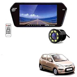 Auto Pearl CBP129 7 inch HD Bluetooth LED Touch Screen with 8 LED Reverse Camera for Hyundai i10 Type1-image-22