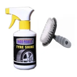Indopower Ff966 250ml Tyre Shiner Gun &a; Tyre Cleaning Brush Combo, AHh969-picture-48