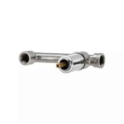 Cera Ripple Metal Quarter Turn Single Lever Wall Mount Basin Spout Concealed Part, F4055101-picture-2
