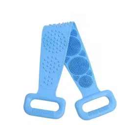 DeoDap 24 inch Silicone Pink Bath Body Scrubber, 2288-image-3