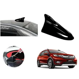 Auto Pearl ABS Black Universal Replacement Shark Fin Car Roof Antenna For Honda BRV-image-74