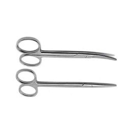 Tosh 6 inch 1 Pc Straight &a; 1 Pc Curved Stainless Steel Surgical Scissor Set, SDL775244516-14