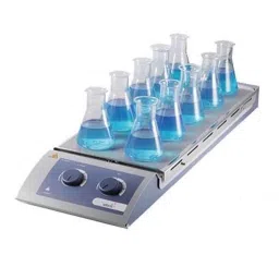 Abdos 18x45cm Swirltop 10 Channel Magnetic Stirrer, E11235-10