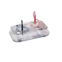 U-Tech 60x75mm Submarine Horizontal Electrophoresis System with Transparent Gel Casting Tray, SSI-196-30