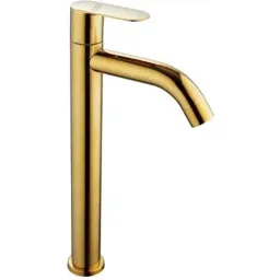 Spazio Opal 12 inch Stainless Steel 304 Golden PVD Coated Deck Mounted Pillar Cock Tap-picture-36