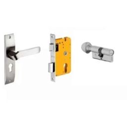 Dorset HL Series Hale 70mm Stainless Steel Silver Chrome Finish Door Handle Lock Set with Coin &a; Knob-picture-37