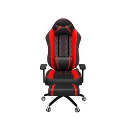 Rekart Faux Leather Red &a; Black Adjustable Arm Rest Multi Functional Ergonomic Wing Back Gaming Chair with Footrest, MF6 Red-image-31