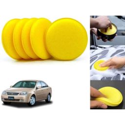 Auto Pearl Polyurethane Beige Washing &a; Waxing Polish Foam Sponge for Optra SRV (Pack of 5)-picture-46