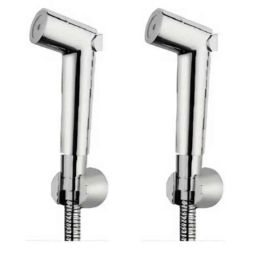 Metro Tree Mild Steel Chrome Finish Health Faucet without Hose Pipe &a; Wall Hook, RIZ-02 (Pack of 2)-image-91