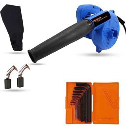 Walkers 800W Plastic Blue Electric Air Blower with Carbon Brushes, Gloves &a; 9 Pcs Allen Key, WKCB206-image-30