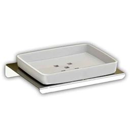 ZAP Stainless Steel Soap Dish Holder with Draining Wall Mounted Tray-image-48