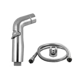 Elegant Casa Toilet Jet Wash Spray Health Faucet with 1m Pipe Hose, Holder &a; Wall Hook-image-52