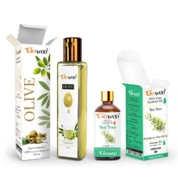 GoWoo 2 Pcs 10ml Natural Tea Tree Aroma Oil &a; 100ml Olive Carrier Oil Set, GWOC1231-P45+P179-picture-10