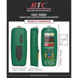 HTC DSO-1008S Smart Oscilloscope Graph Multimeter image 5