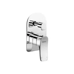 Cera Perla Metal Turn Type Single Lever Wall Mount Concealed Diverter Exposed Part, F1012702-45